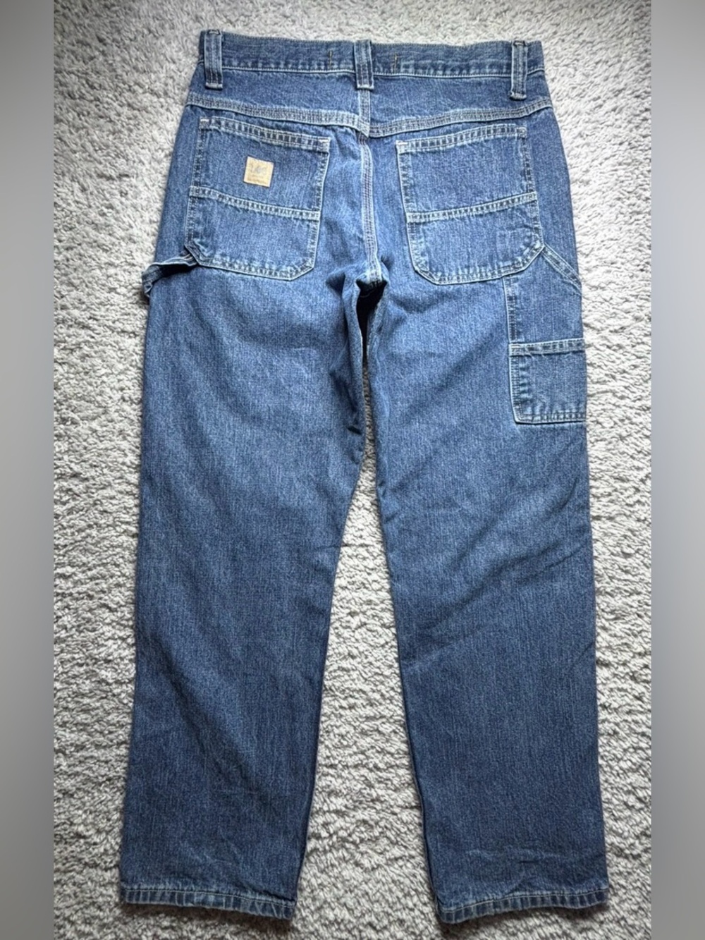 LEE Jeans Mens 32 Vintage Carpenter utility Relaxed Fit Baggy Work Cotton Loose